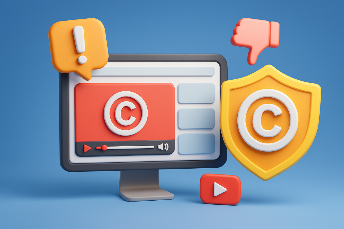 Cách xử lý khi video bị dính bản quyền