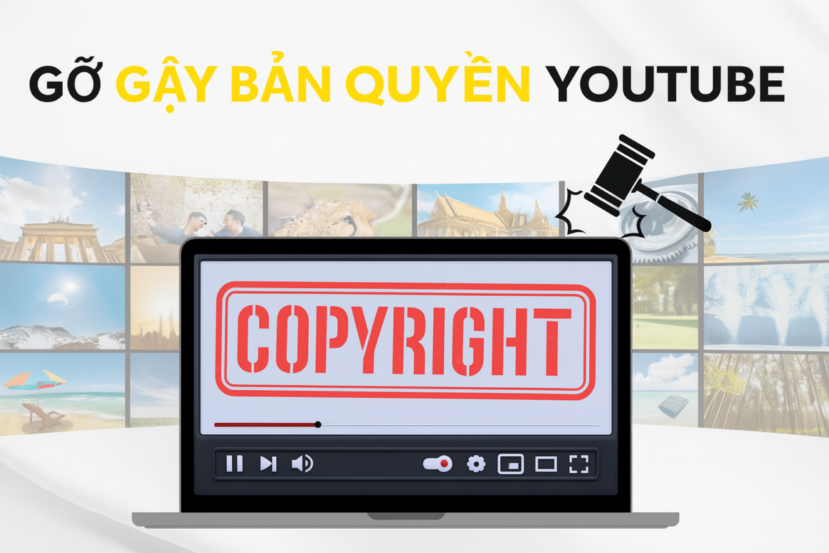 Dịch vụ gỡ bản quyền Youtube của Học Viện Youtube