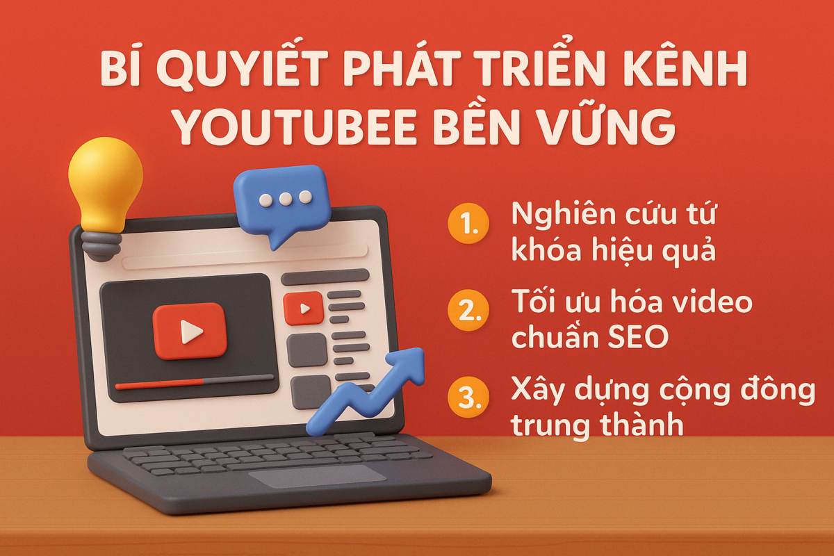 Bí quyết giúp phát triển kênh Youtube