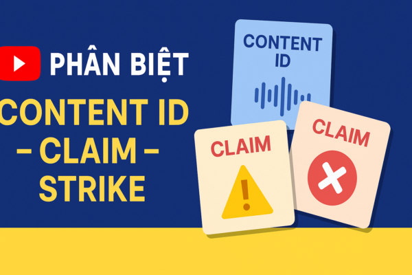Content ID YouTube Là Gì? Phân Biệt Rõ Claim - Strike?