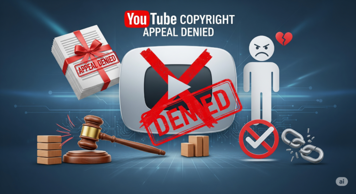 Kháng Cáo Bản Quyền Youtube Bị Từ Chối: Lý Do, Cách Kháng Cáo Và Những Lưu Ý Quan Trọng