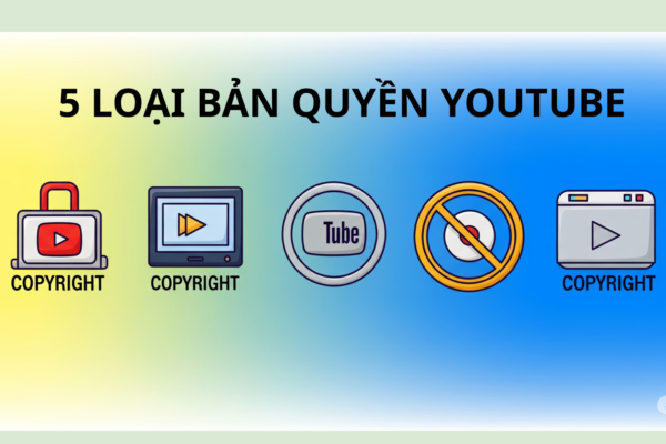 5 Loại Bản Quyền Trên YouTube - Bản Quyền Youtube Dễ Vi Phạm Nhất