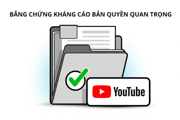 Bằng Chứng Kháng Cáo Bản Quyền Youtube – Những Chứng Cứ Quan Trọng Giúp Kháng Cáo Thành Công