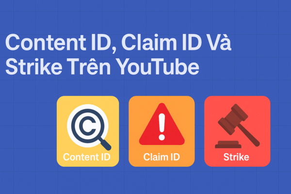 So Sánh Content ID - Claim ID - Strike Trên YouTube – Khác Nhau Thế Nào?