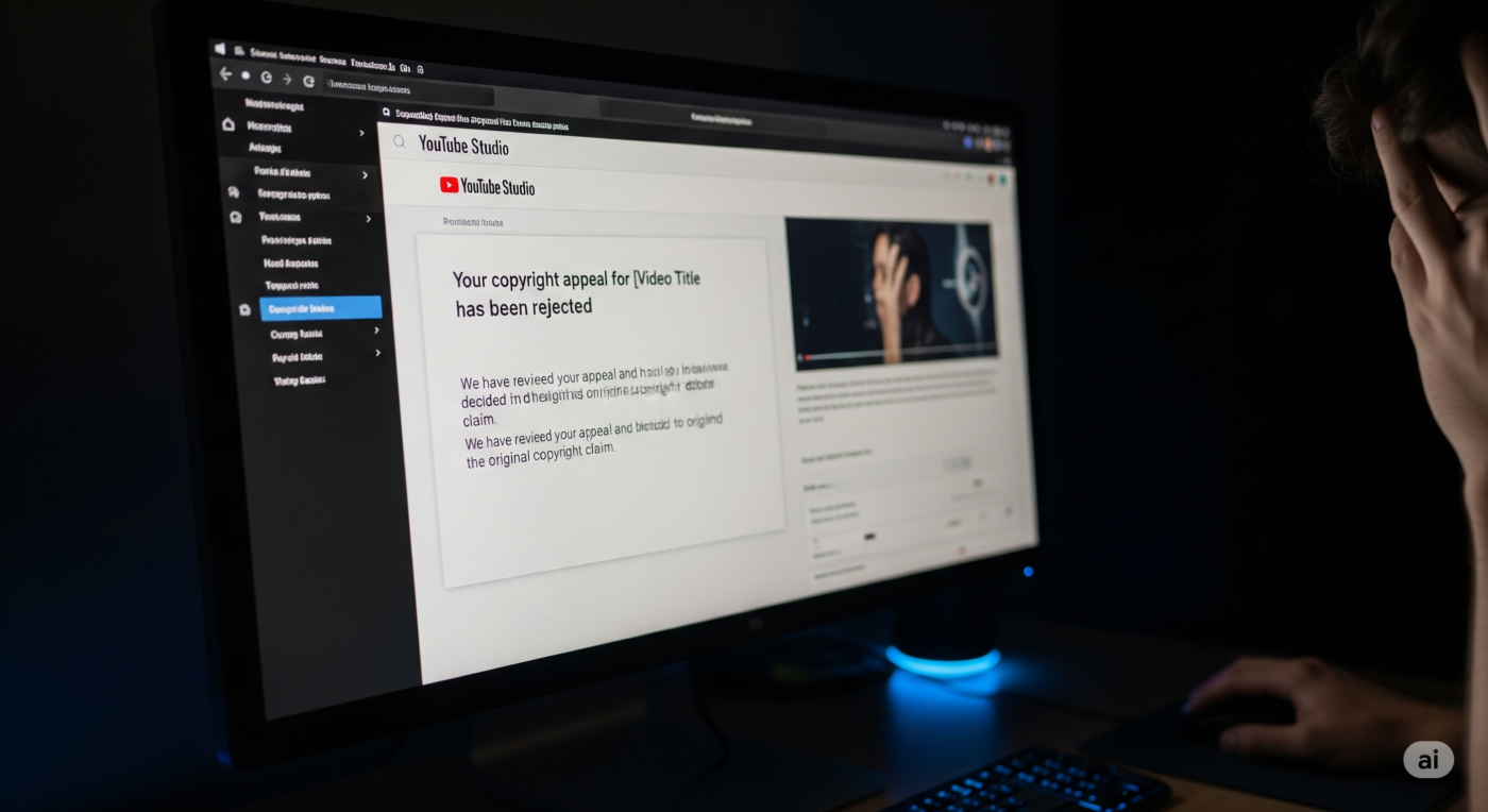 3 Lý Do Kháng Cáo Bản Quyền Youtube Bị Từ Chối