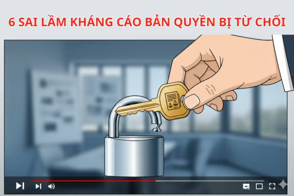 6 Sai Lầm Kháng Cáo Bản Quyền Youtube Phổ Biến Nhất – Những Lỗi Thường Gặp và Cách Tránh