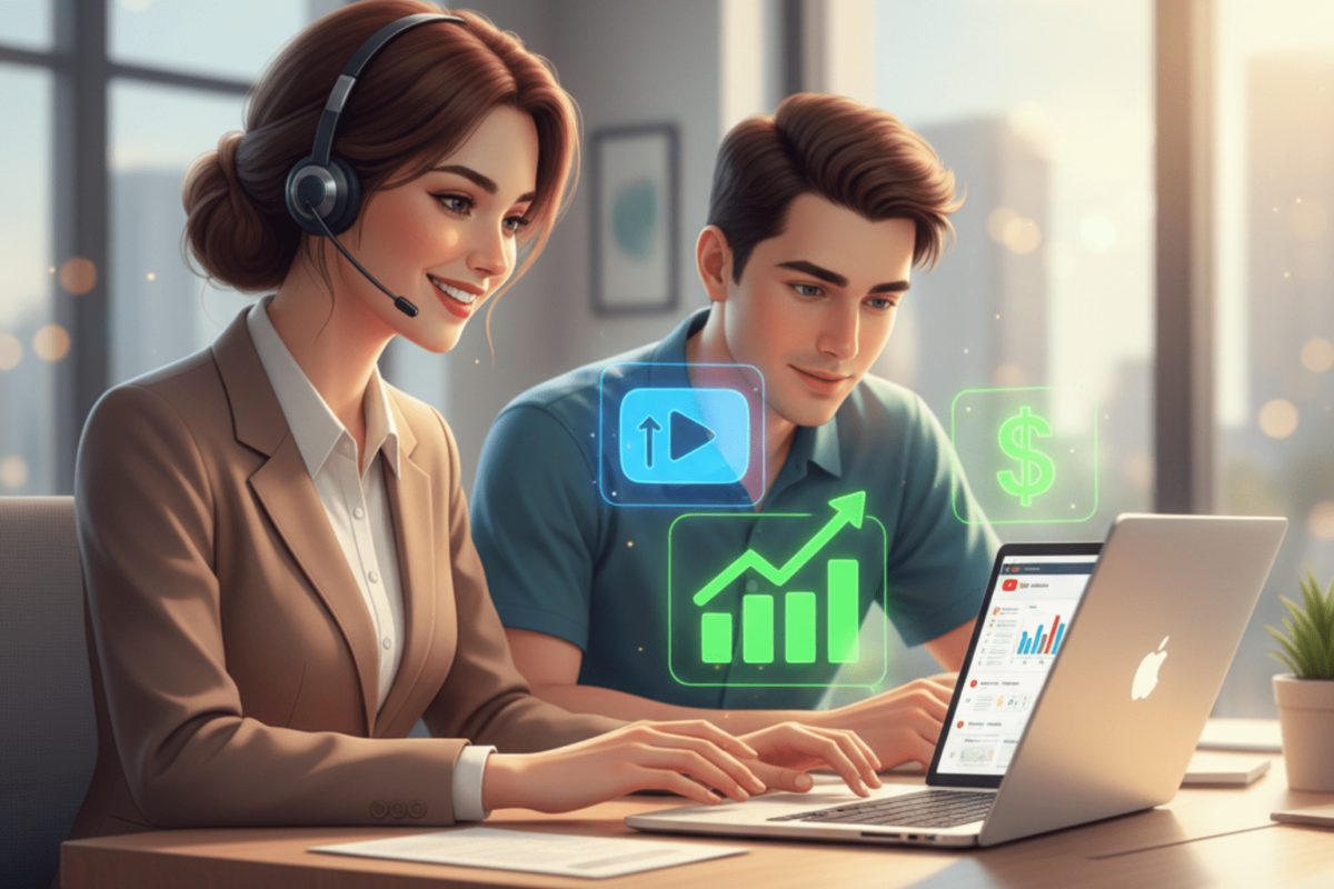Lợi Ích Khi Sử Dụng Dịch Vụ Bật Kiếm Tiền Tại Học Viện YouTube