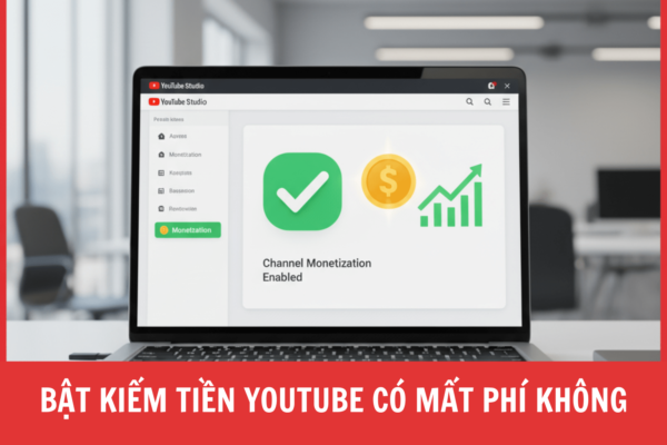 Bật Kiếm Tiền YouTube Có Mất Phí Không - Cách Bật Kiếm Tiền Nhanh Gọn, Dễ Duyệt