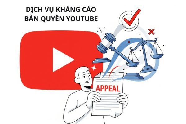 Dịch Vụ Kháng Cáo Bản Quyền YouTube Tại Học Viện Youtube – Lấy Lại Video Và Thu Nhập Nhanh Chóng