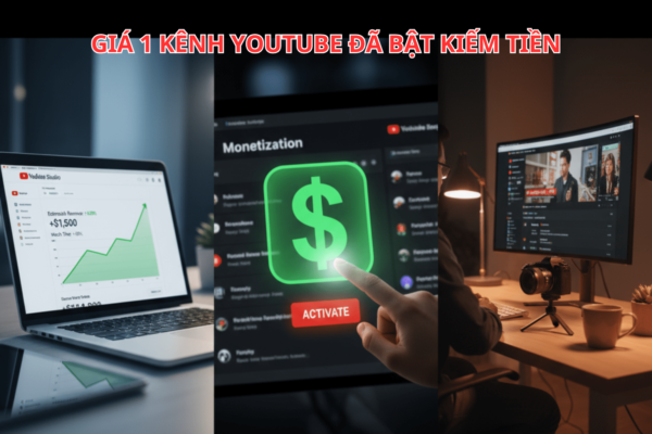 Giá 1 Kênh YouTube Đã Bật Kiếm Tiền: Bảng Giá, Lợi Ích & Lưu Ý Khi Mua Bán Kênh Youtube