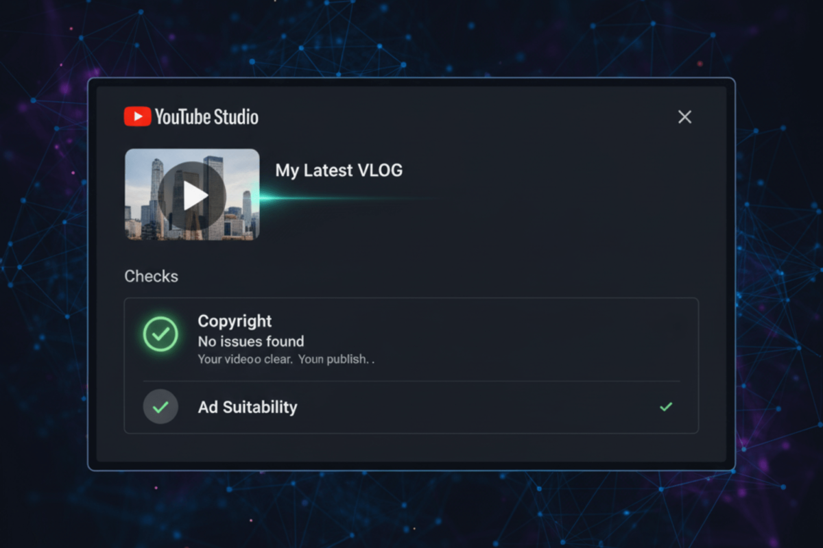 Bước 3: Sử Dụng Công Cụ Kiểm Tra Bản Quyền Trong YouTube Studio