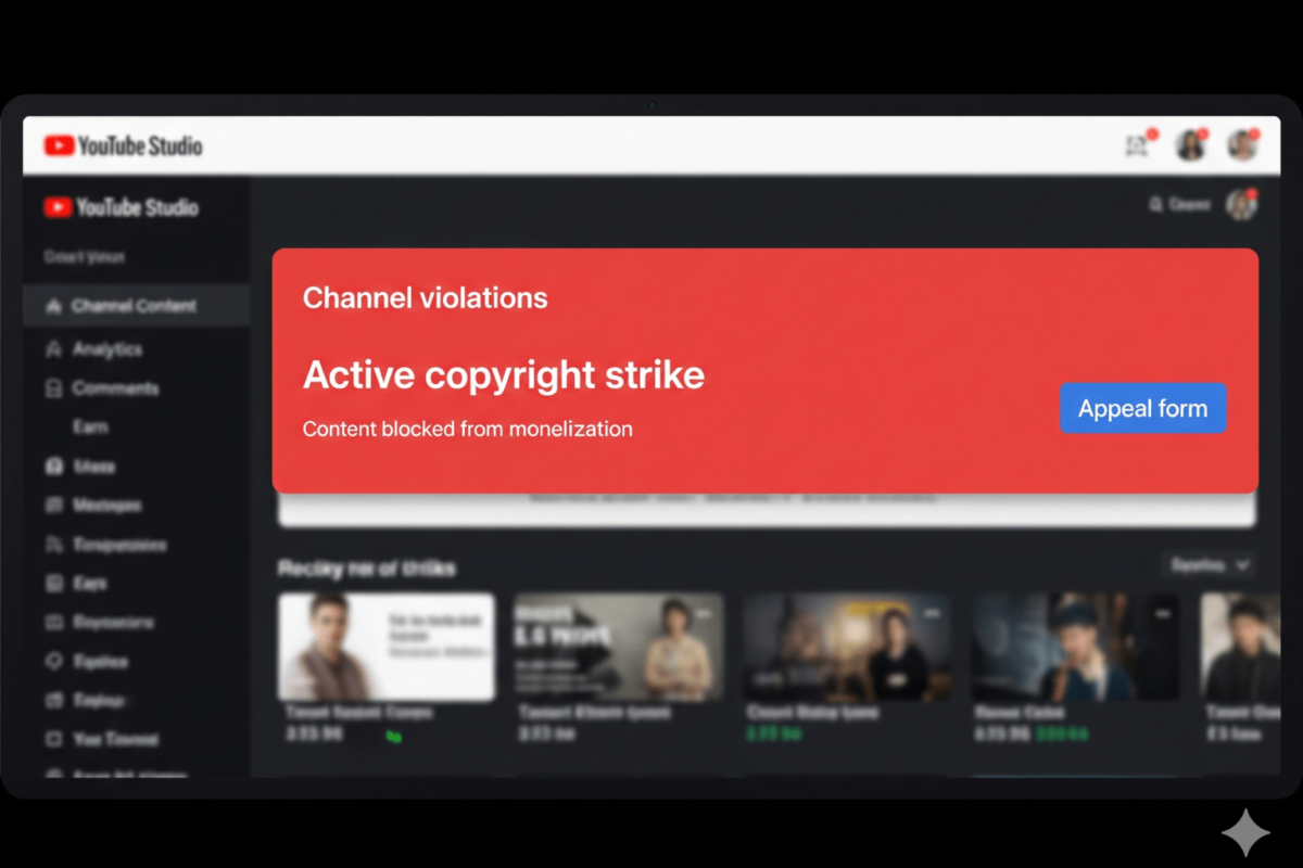 Mẫu Kháng Cáo Bản Quyền YouTube Hoàn Chỉnh