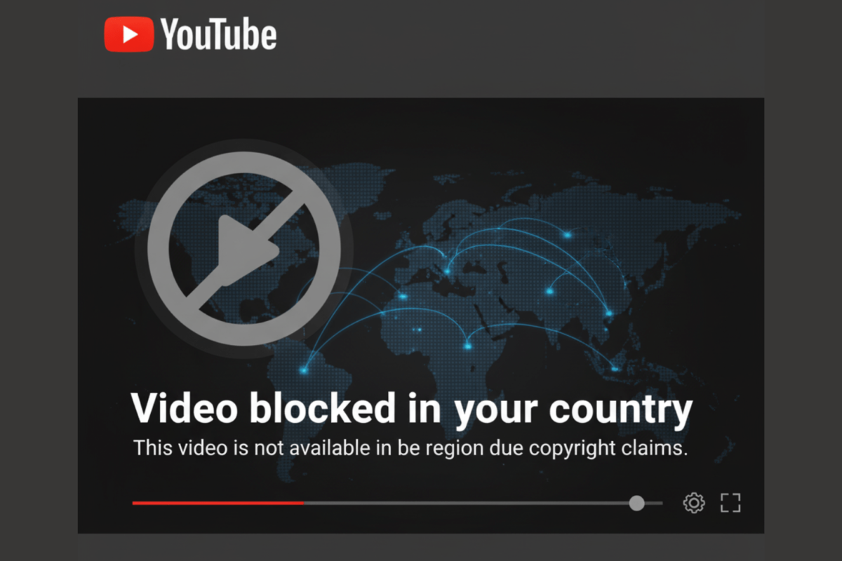 Video Bị Chặn Ở Một Số Quốc Gia Trên YouTube Là Gì?