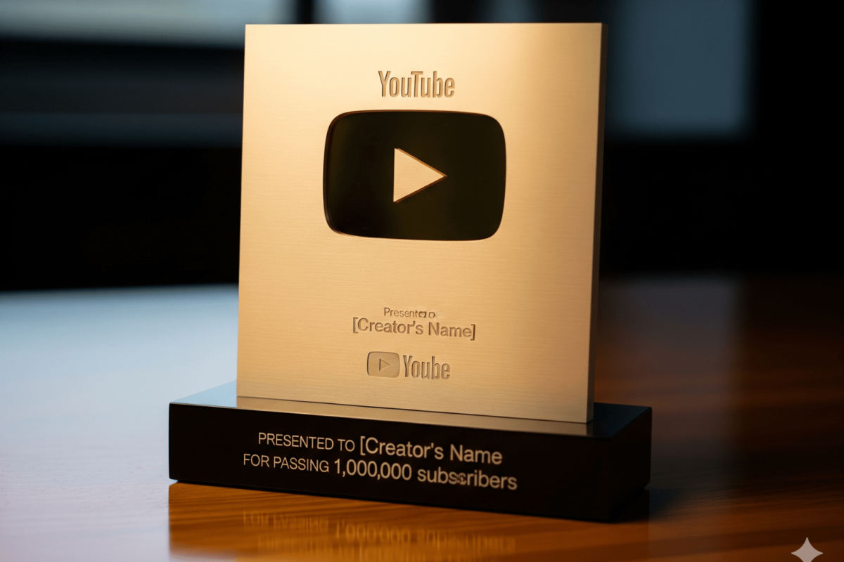 Quy Trình Xin Nút Vàng YouTube Chuẩn 2025 Cho Nhà Sáng Tạo