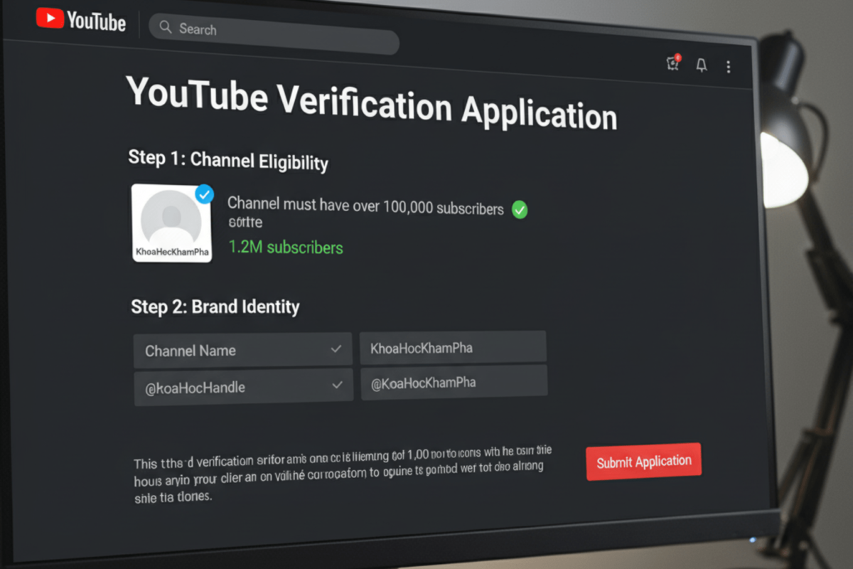 Hướng Dẫn Điền Form Xin Tích YouTube Chuẩn Mới Nhất 2025