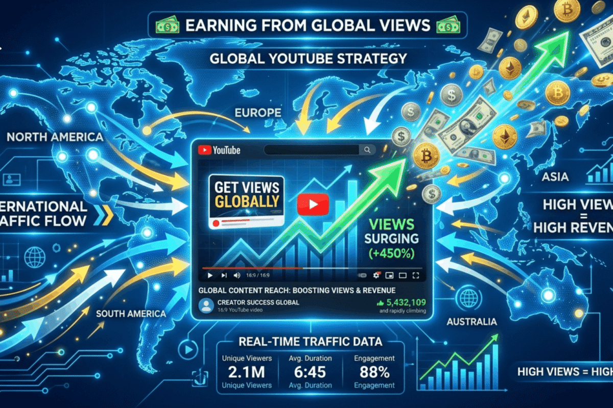 Cách Tạo Kênh Kiếm Tiền Youtube View Ngoại Từ Con Số 0