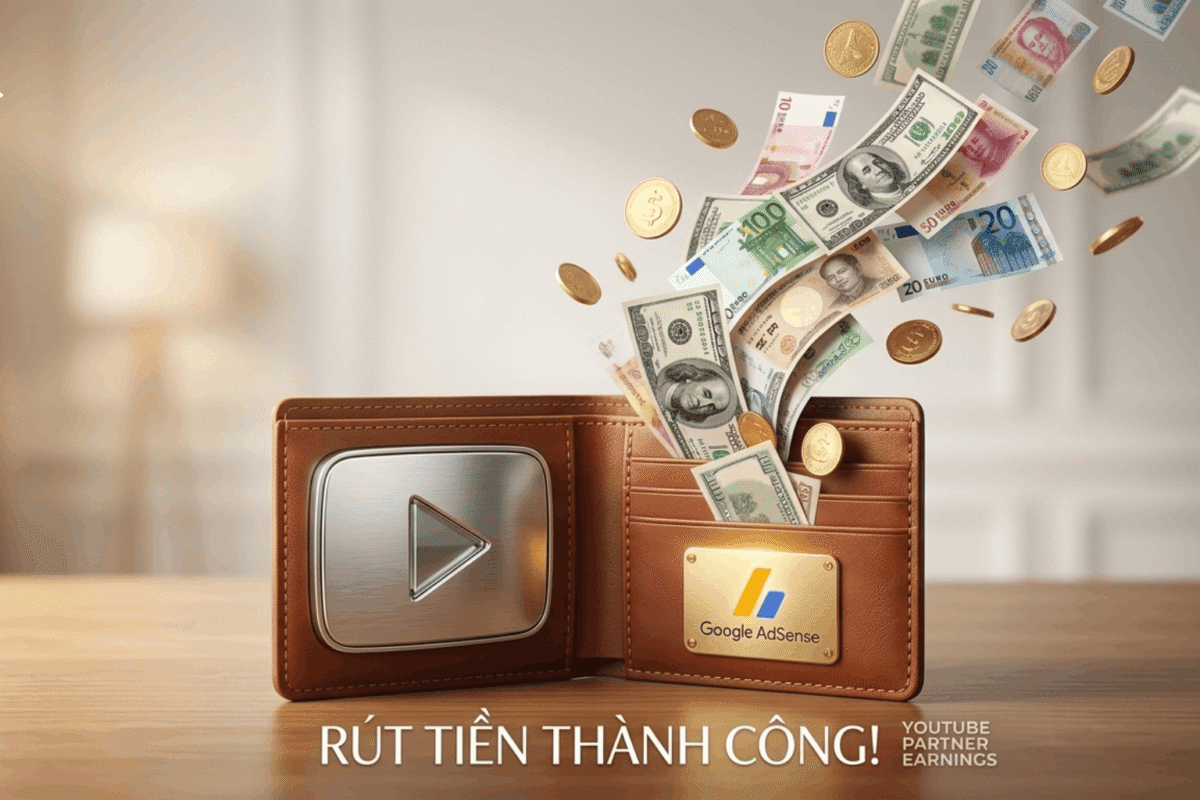Điều Kiện Để Rút Tiền Adsense Youtube