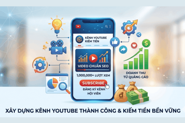 Xây Dựng Kênh Youtube Kiếm Tiền Bền Vững: Công Thức Phát Triển Kênh Từ Con Số 0 Cho Người Mới