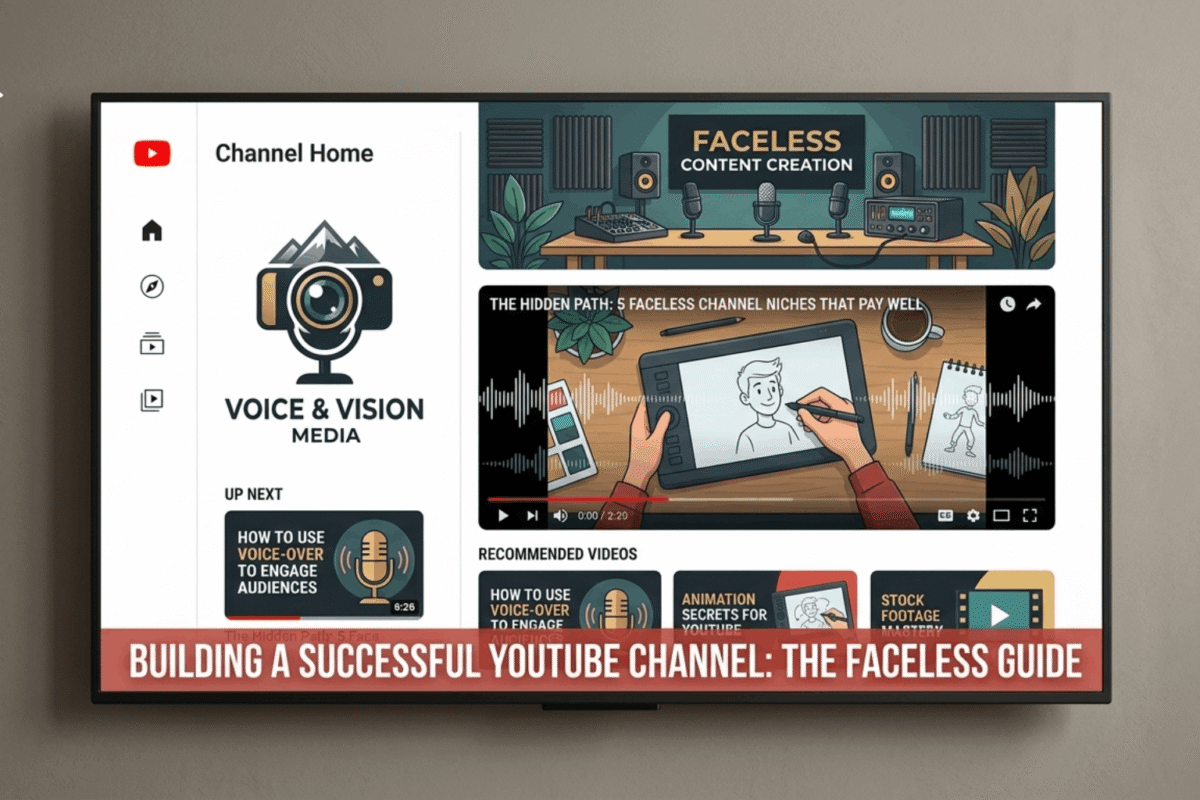Dịch Vụ Tư Vấn Xây Kênh Youtube Không Lộ Mặt Chuyên Nghiệp Tại Học Viện Youtube