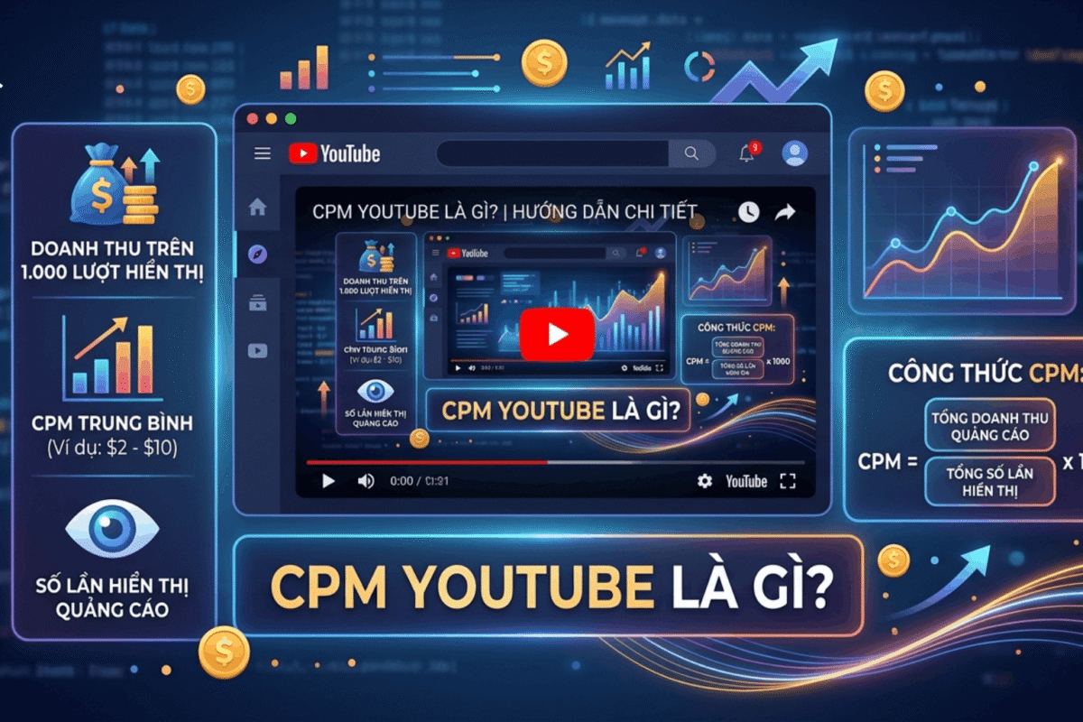 Cách Tính CPM YouTube Chi Tiết