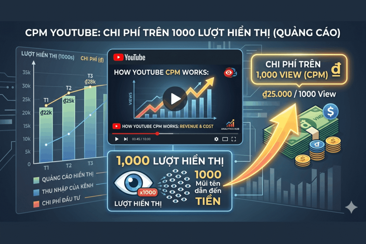 Những Yếu Tố Ảnh Hưởng Đến CPM YouTube
