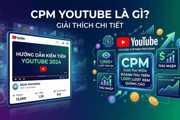 CPM YouTube Là Gì? Cách Tính, Mức CPM Cao & Chiến Lược Tăng Thu Nhập Hiệu Quả 2026