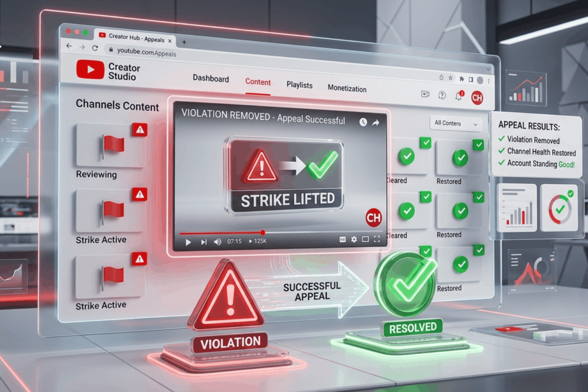 Cách Gỡ Vi Phạm Youtube Theo Từng Trường Hợp