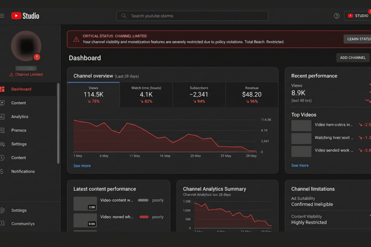 Cách Kiểm Tra Kênh Youtube Bị Hạn Chế Chính Xác Nhất