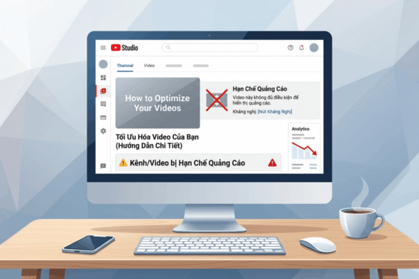 Kênh Youtube Bị Hạn Chế Quảng Cáo: Nguyên Nhân, Cách Khắc Phục & Lấy Lại Kiếm Tiền Nhanh 2026