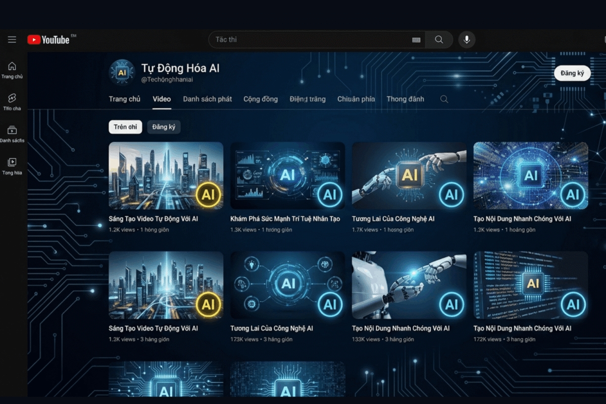 Quy Trình Làm Youtube Bằng AI Từ A-Z Cho Người Mới