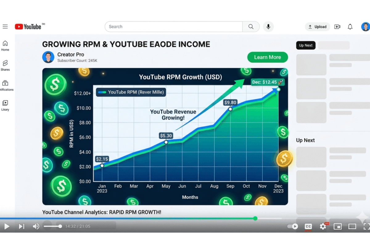 7 Yếu Tố Ảnh Hưởng Đến RPM YouTube