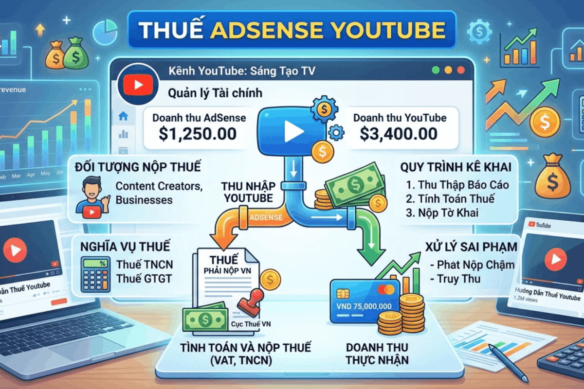 Thuế Adsense Youtube Là Gì?