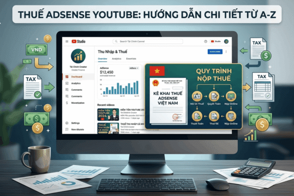 Thuế Adsense Youtube Là Gì? Cách Khai Thuế Đúng Để Không Bị Trừ 30% Thu Nhập