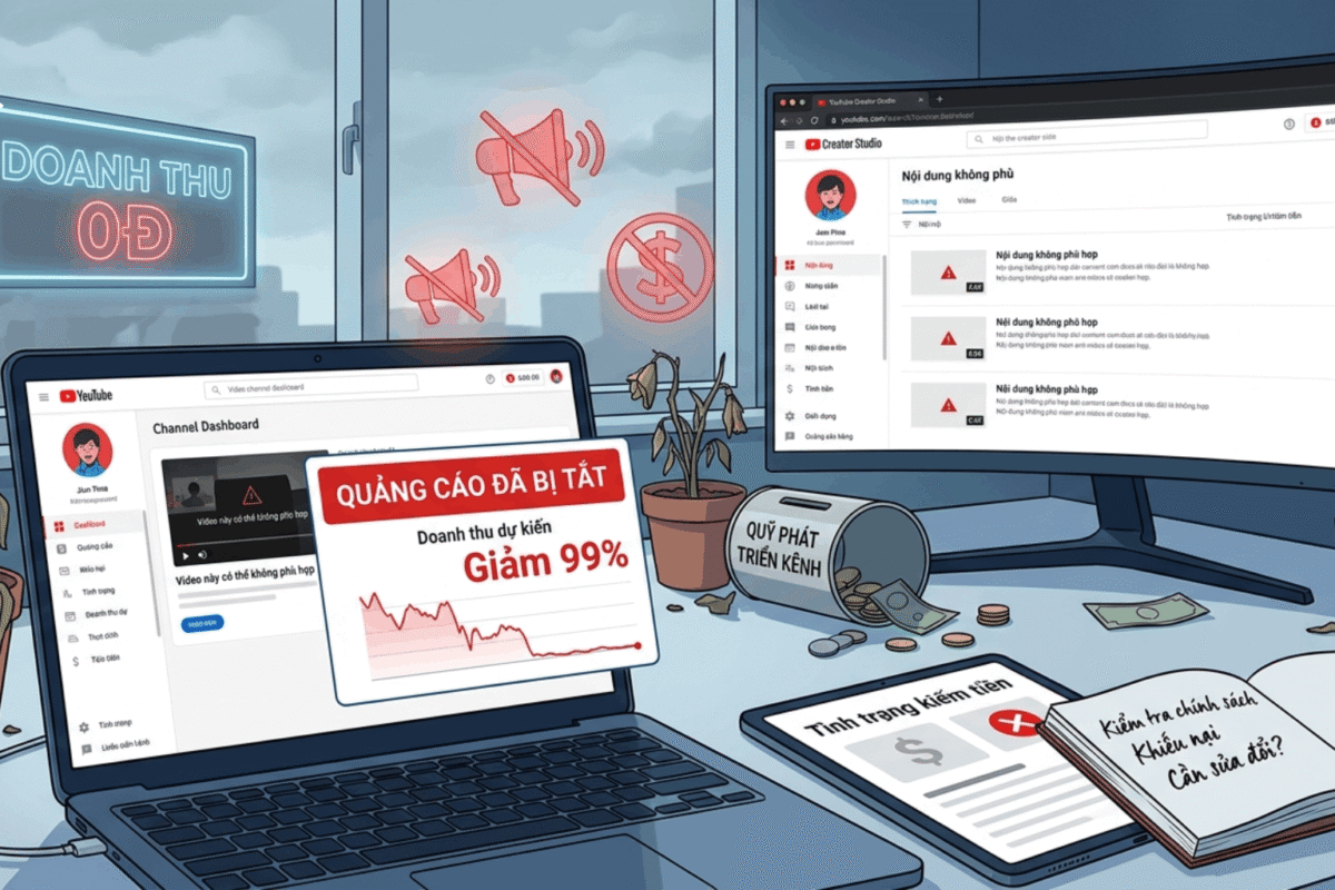 Học Viện Youtube – Đơn Vị Hỗ Trợ Xử Lý Youtube Bị Tắt Quảng Cáo Uy Tín