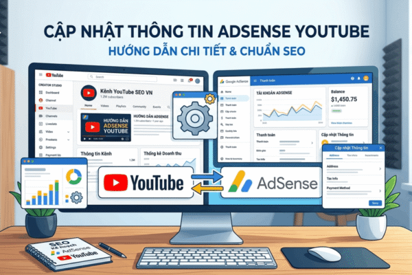Cập Nhật Thông Tin Adsense Youtube 2026: Hướng Dẫn Chuẩn Nhất Để Nhận Tiền Nhanh