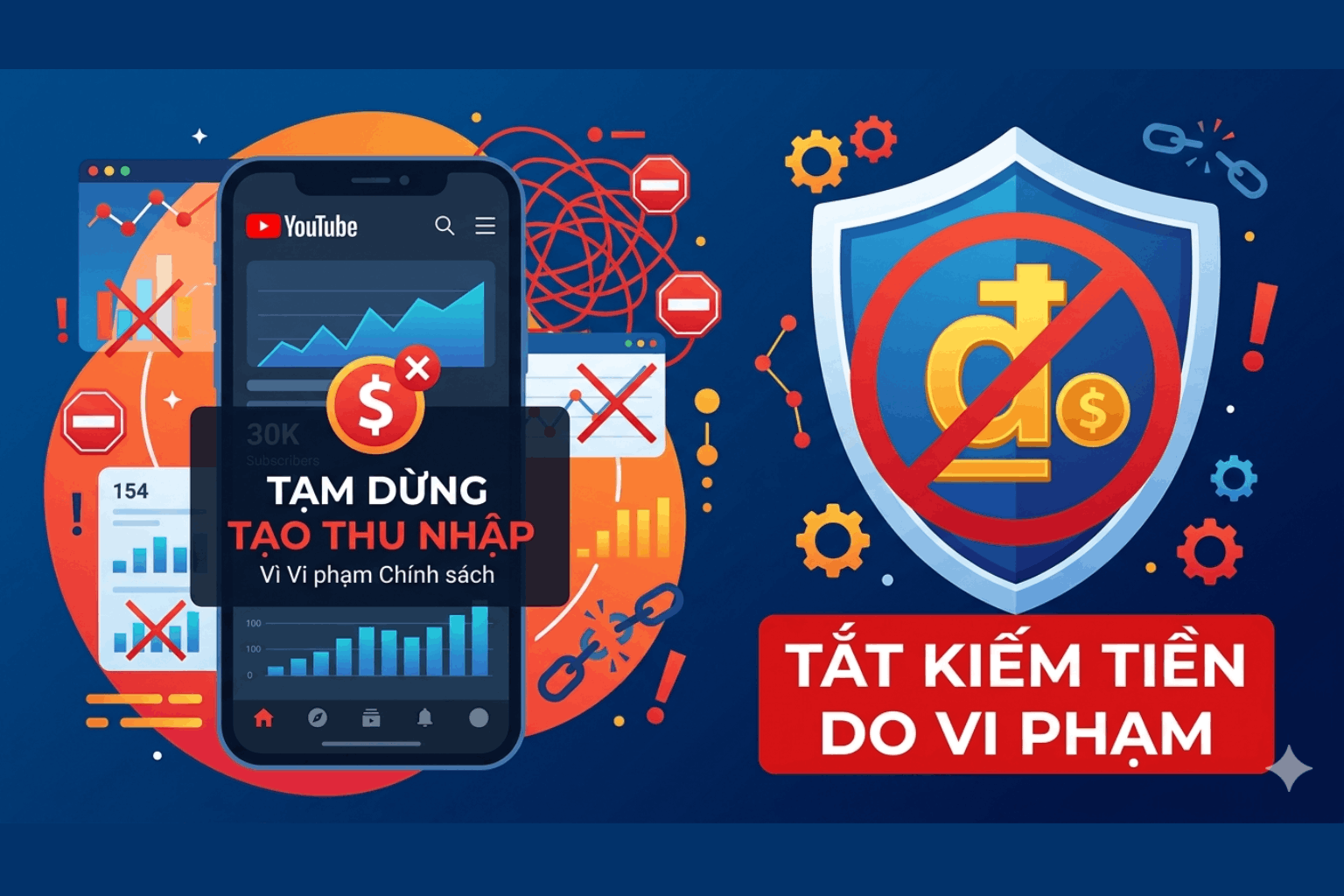 Tắt Kiếm Tiền Do Vi Phạm: Nguyên Nhân, Cách Khắc Phục Và Mở Lại Kiếm Tiền YouTube